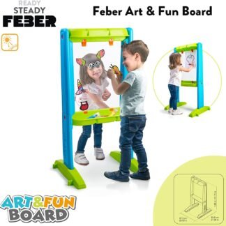Pizarra Art & Fun Board FEBER Juguete, Multicolor, (FEBER 800013532)